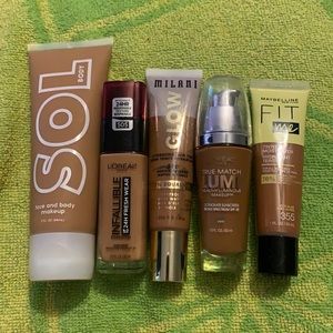 Bundle of Drug Store Foundations/Tinted Moisturizers